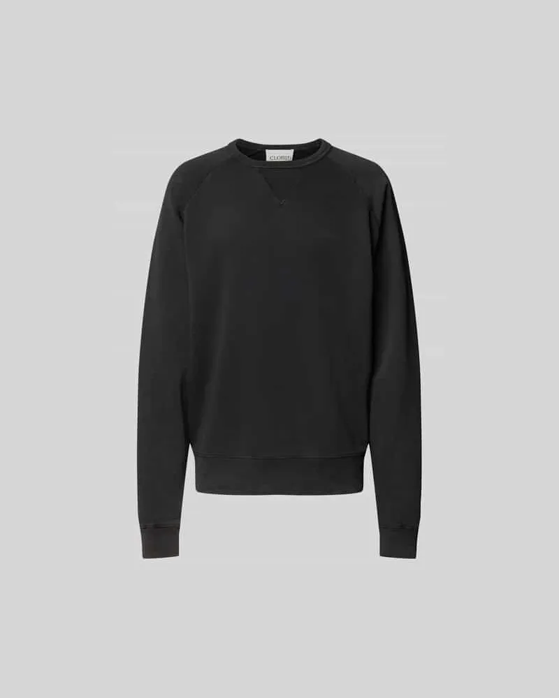 Closed Sweatshirt mit gerippten Abschlüssen Black