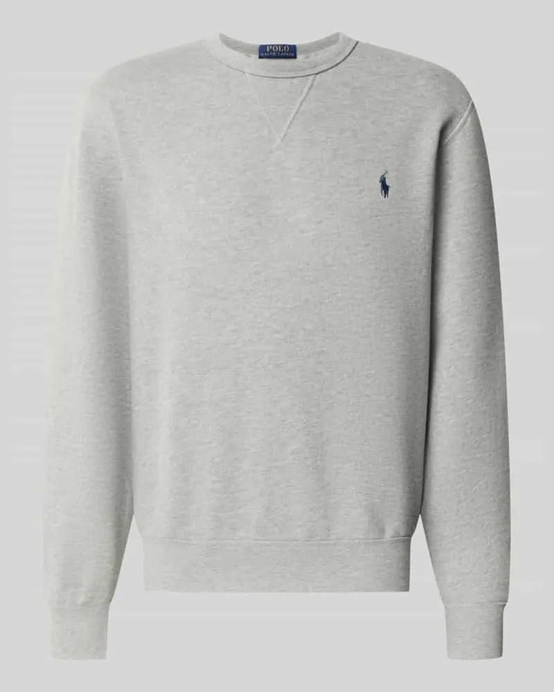 Ralph Lauren Regular Fit Sweatshirt aus Baumwoll-Mix Hellgrau