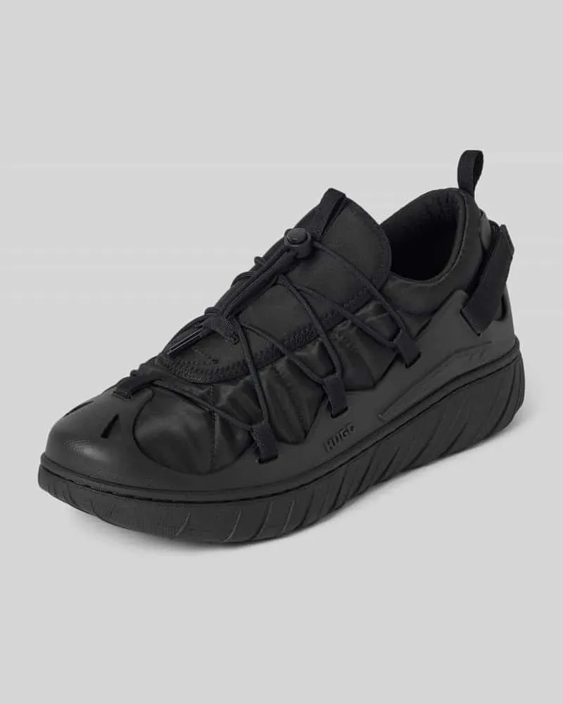 HUGO BOSS Sneaker mit Label-Detail Modell 'Reeflyn Graphit