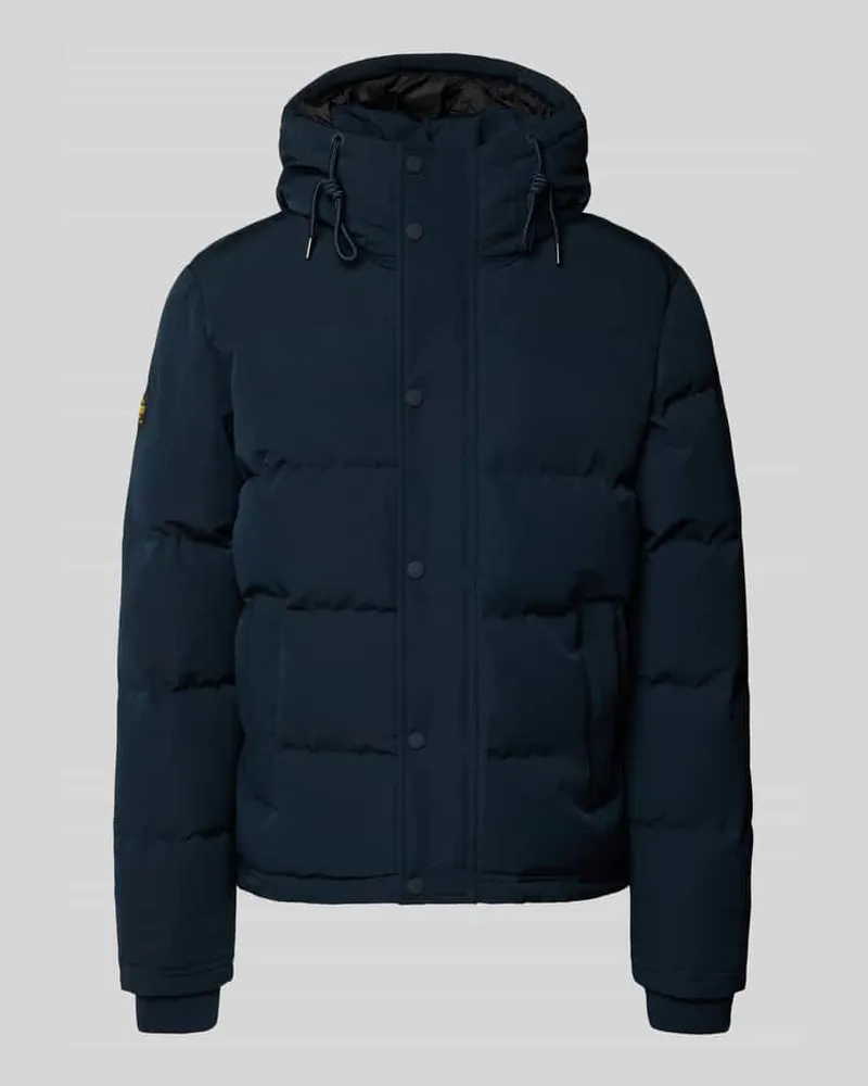 Superdry. Steppjacke mit Eingrifftaschen Modell 'Everest Dunkelblau