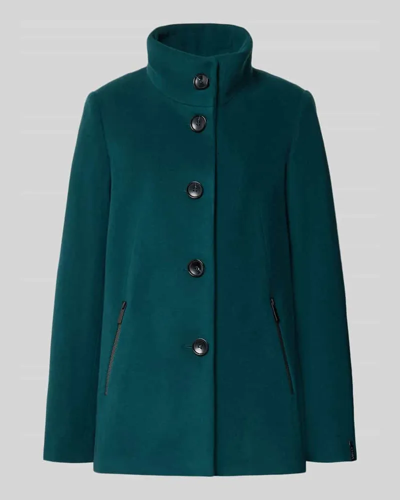 Milo Coats Jacke aus Schurwoll-Mix mit Kaschmir-Anteil Modell 'Janna Dunkelgruen