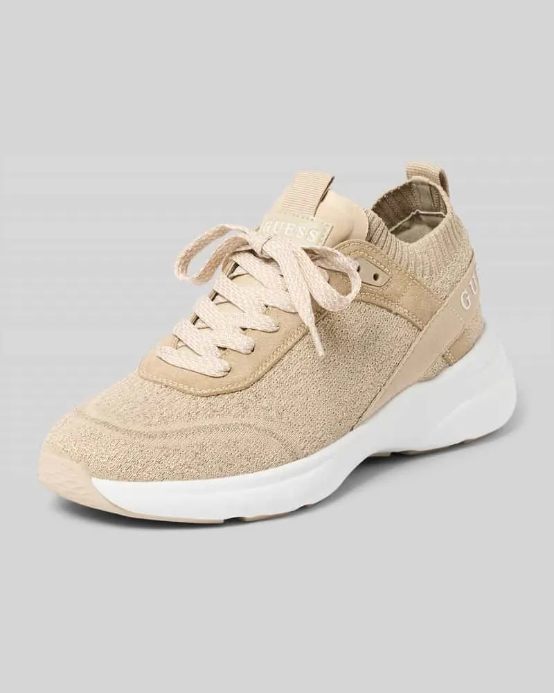 Guess Sneaker mit Logo-Detail Modell 'Mildrid Beige