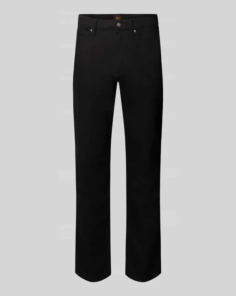 Lee Regular Tapered Fit Jeans aus Baumwoll-Lyocell-Mix Modell 'David Black
