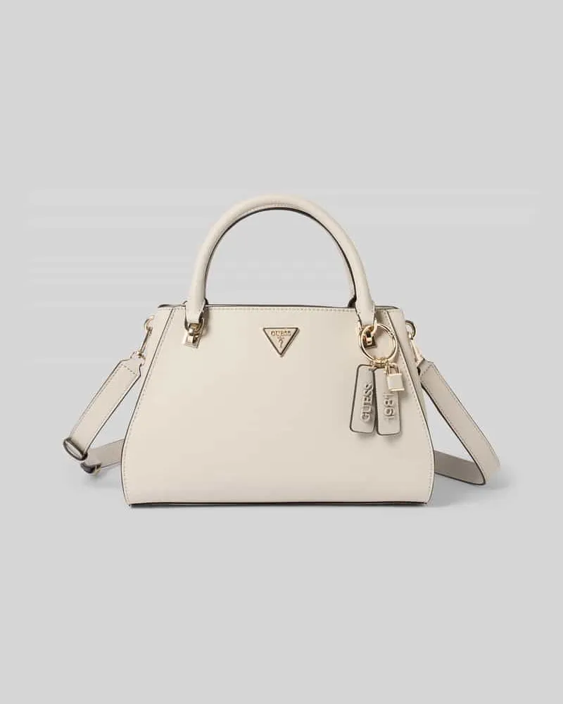 Guess Handtasche mit Label-Applikation Modell 'NOELLE II Beige