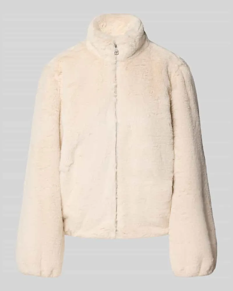 More & More Jacke aus Kunstfell Offwhite