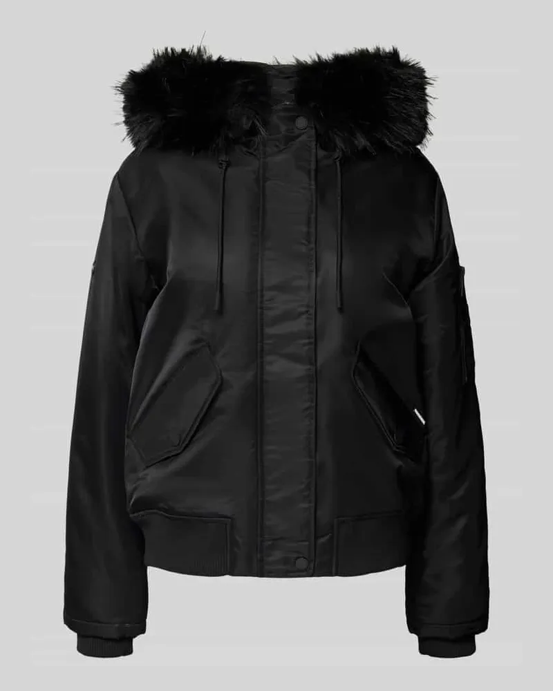 khujo Jacke mit Pattentaschen Modell 'TYLA Black
