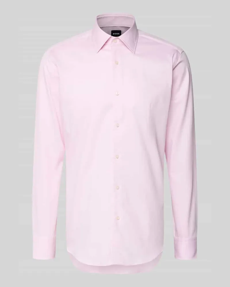 HUGO BOSS Regular Fit Freizeithemd aus Baumwoll-Mix Modell 'H-JOE-K-C1-261 Rose