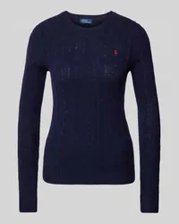 Ralph Lauren Pullover mit Zopfmuster Modell 'JULIANNA Marine