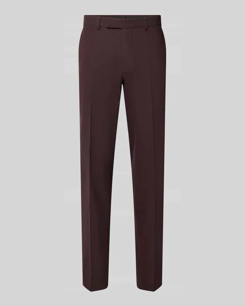 cinque Straight Fit Hose mit Schurwoll-Anteil Modell 'Totti Bordeaux