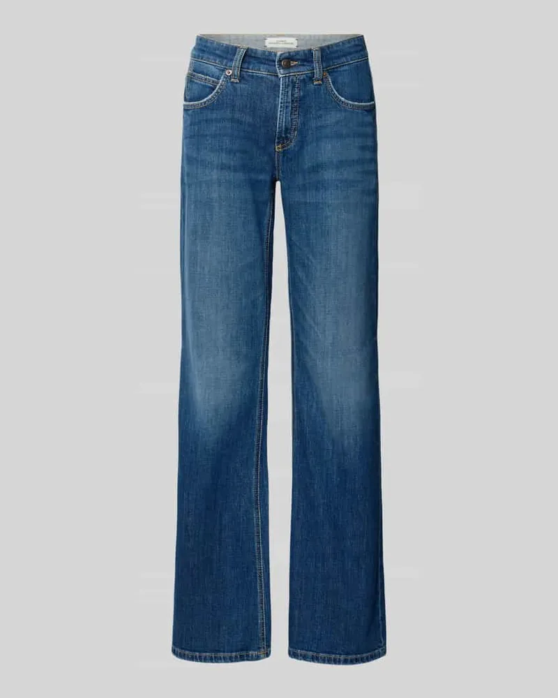 Cambio Flared Jeans mit 5-Pocket-Design Modell 'FABIENNE Blau