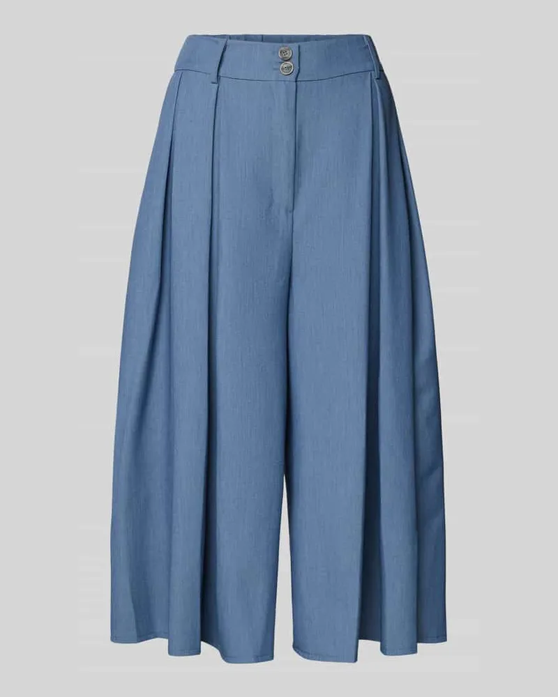 Rinascimento Culotte mit Biesen und Eingrifftaschen Hellblau