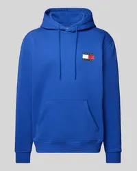 Tommy Hilfiger Hoodie mit Label-Print Modell 'ESSENTIAL Royal