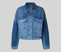 Jeansjacke mit Knopfleiste