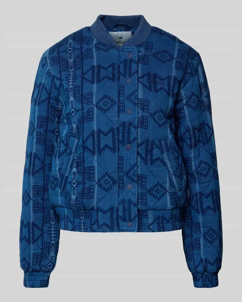 Mustang Blouson mit Eingrifftaschen Modell 'BOUSE Jeansblau