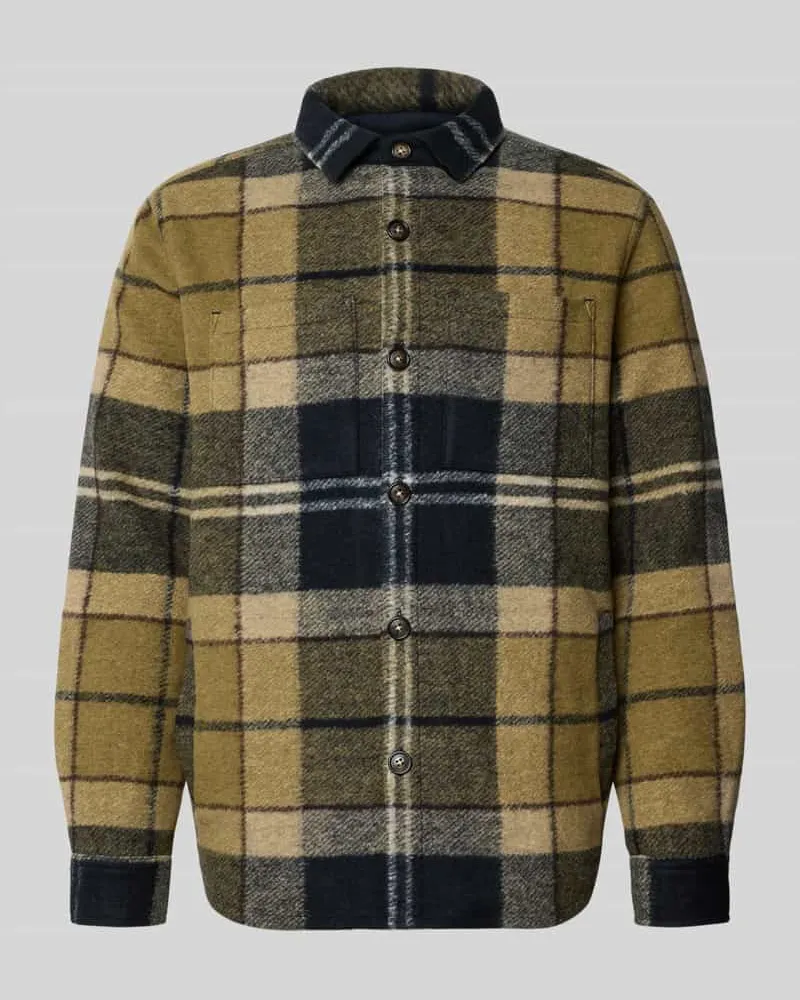 Barbour Hemdjacke mit Brusttasche Beige