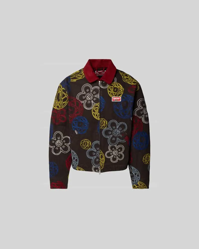Kenzo Jacke mit Reißverschluss Schoko