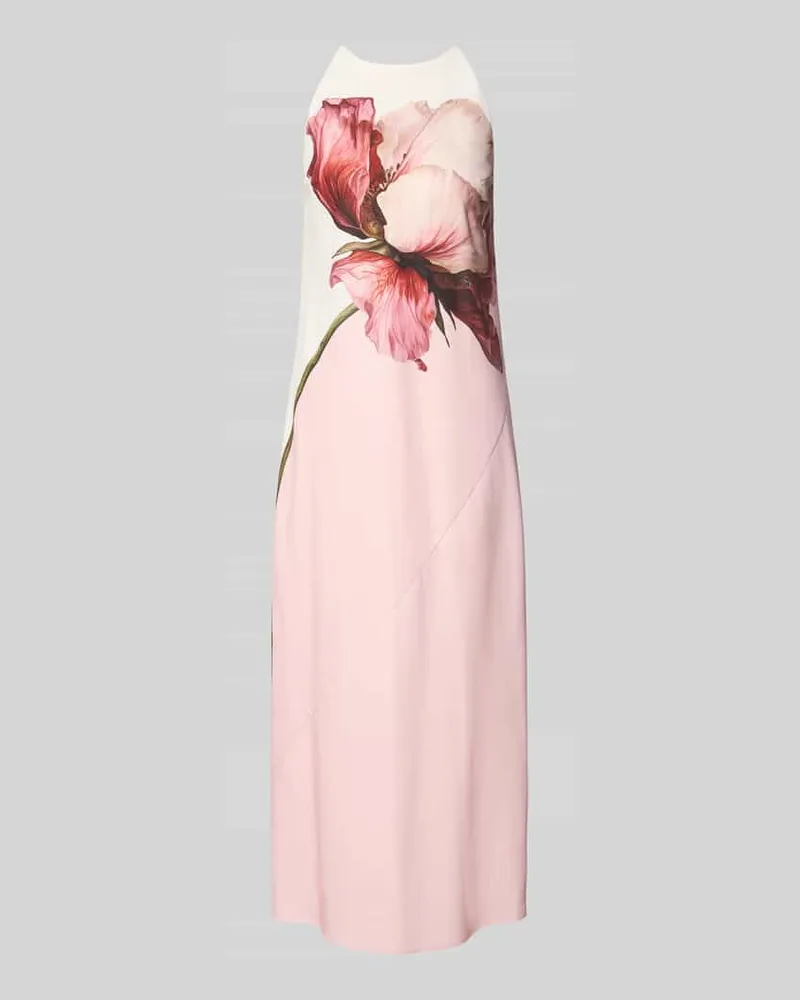 Ted Baker Midikleid mit floralem Allover-Print Modell 'Lowela Rosa