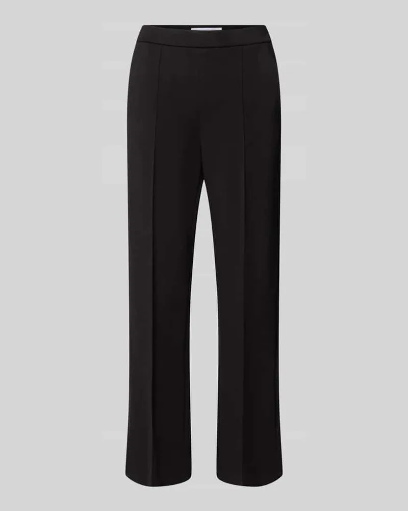 RAFFAELLO ROSSI  Gerade Hose mit Viskose-Anteil Modell 'RENEÉ Black