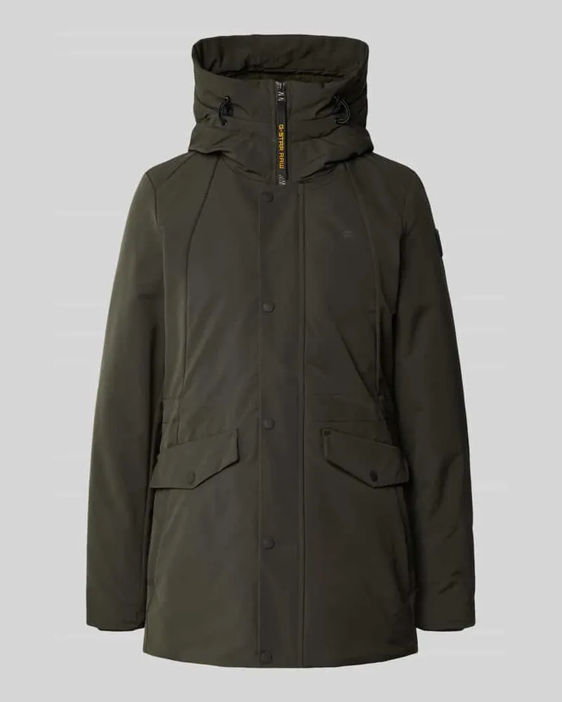 G-STAR RAW Jacke mit Label-Details Modell 'Vodan 2.0 Anthrazit