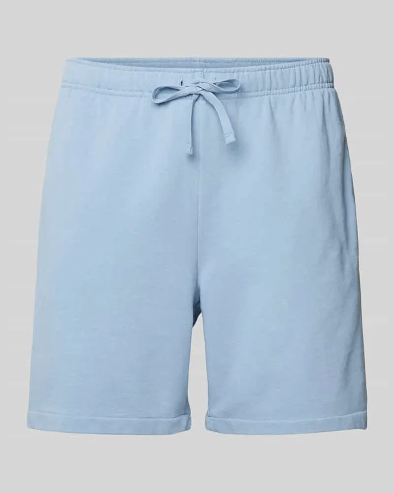 Ralph Lauren Regular Fit Sweatshorts mit Tunnelzug Hellblau