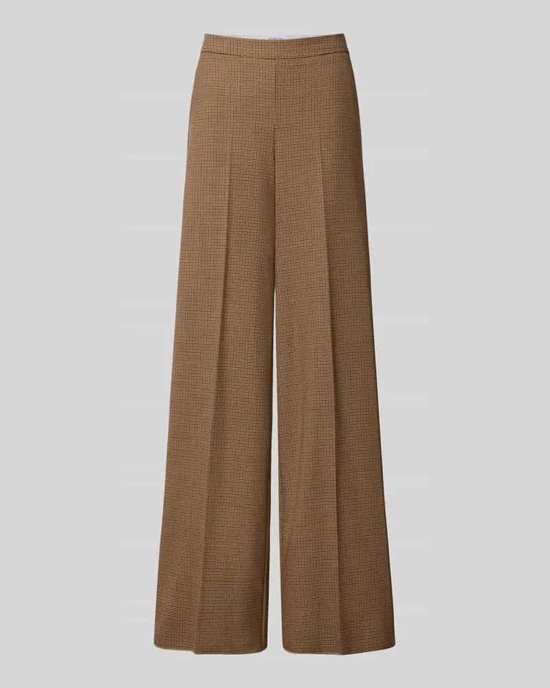 MARELLA Relaxed Fit Stoffhose mit Schurwoll-Anteil Modell 'GHINEA Hellbraun