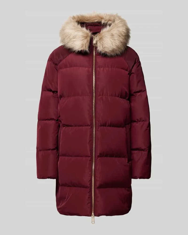 Tommy Hilfiger Steppmantel mit Kapuze Bordeaux