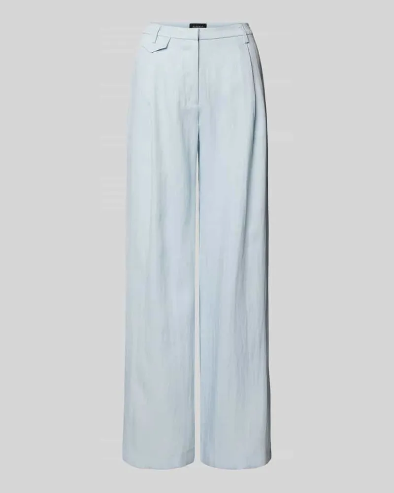 Bardot Wide Leg Hose aus Viskose-Mix Hellblau