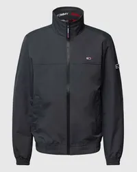 Tommy Hilfiger Bomberjacke in unifarbenem Design Anthrazit