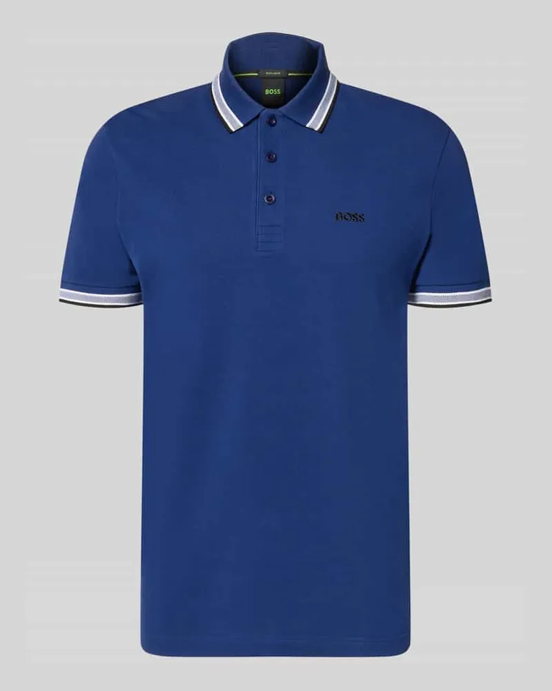 HUGO BOSS Regular Fit Poloshirt aus reiner Baumwolle Modell 'PADDY Marine