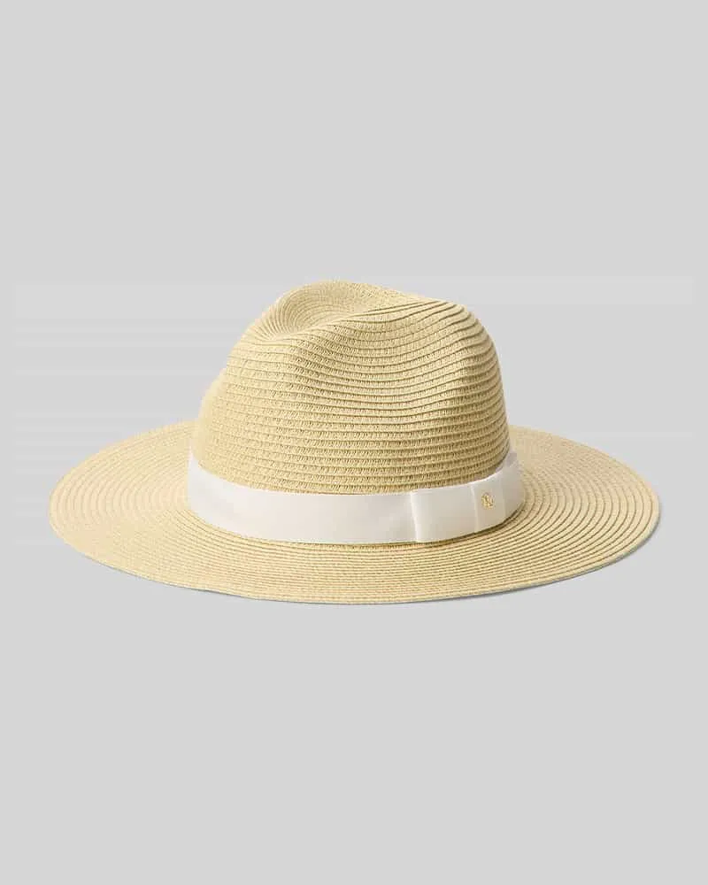 Ralph Lauren Strohhut mit Hutband Modell 'PCK CL FD U Beige