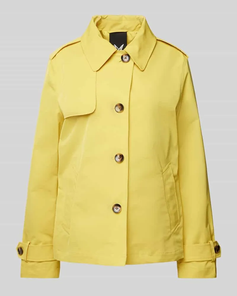 Fuchs Schmitt Trenchcoat mit Umlegekragen Gelb