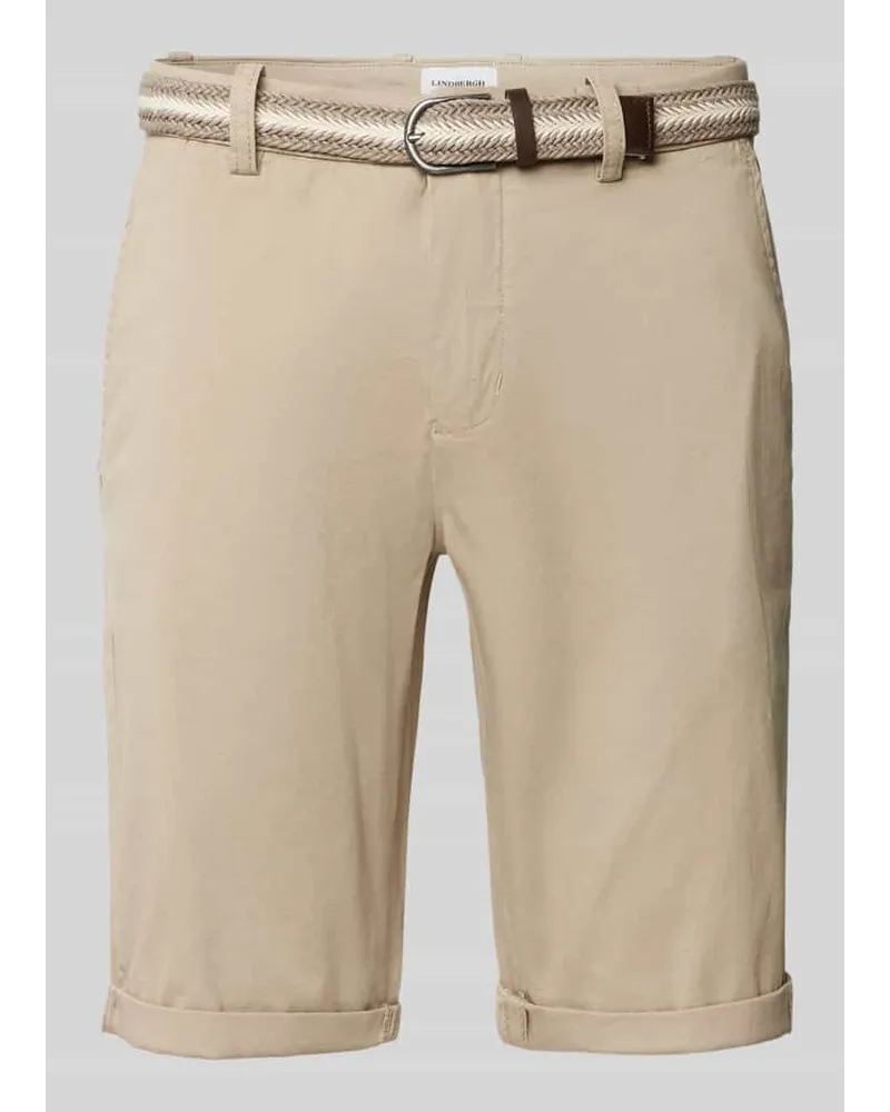 Lindbergh Bermudas mit Gürtel Sand