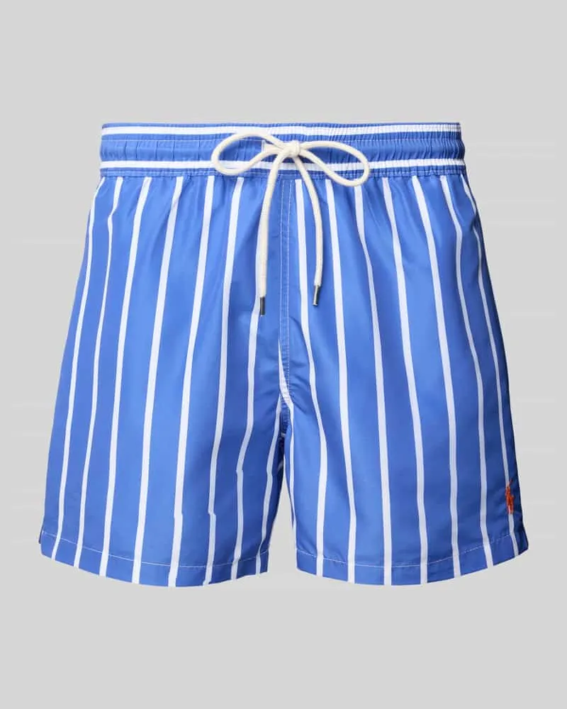 Ralph Lauren Relaxed Fit Badeshorts mit Tunnelzug Modell 'TRAVELER Royal