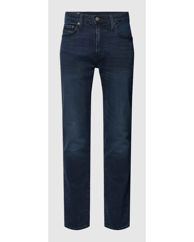 Levi's Slim Fit Jeans mit Label-Details Modell "511 CHICKEN OF THE WOODS Dunkelblau