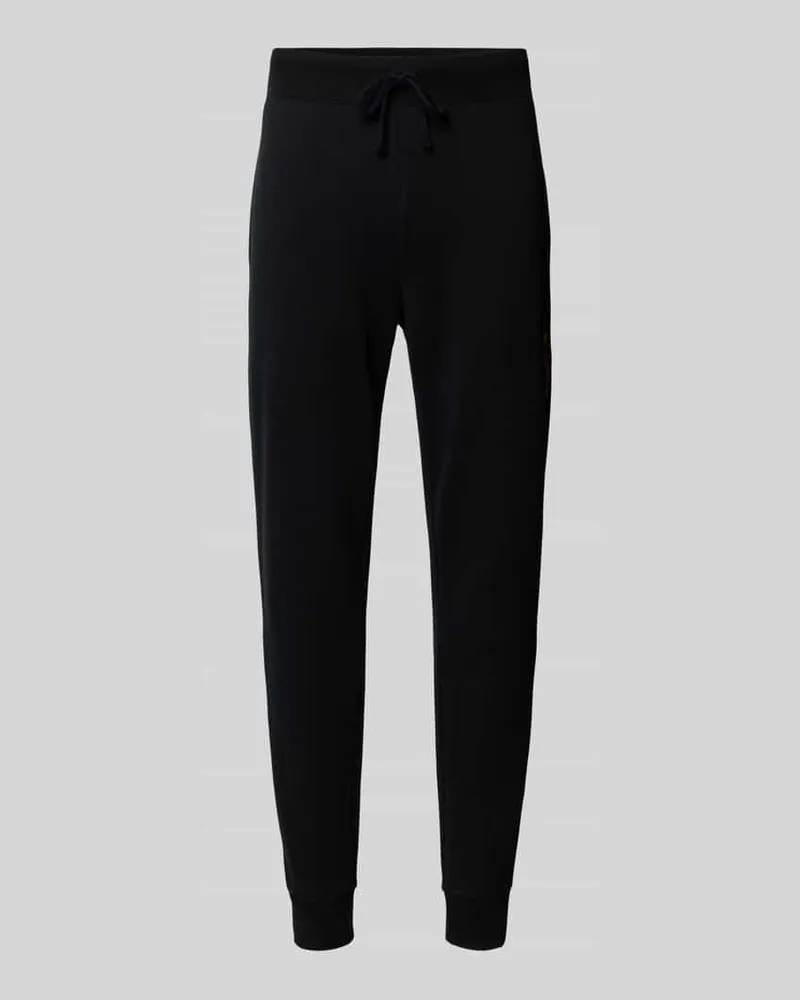 Ralph Lauren Slim Fit Sweatpants mit Tunnelzug Black