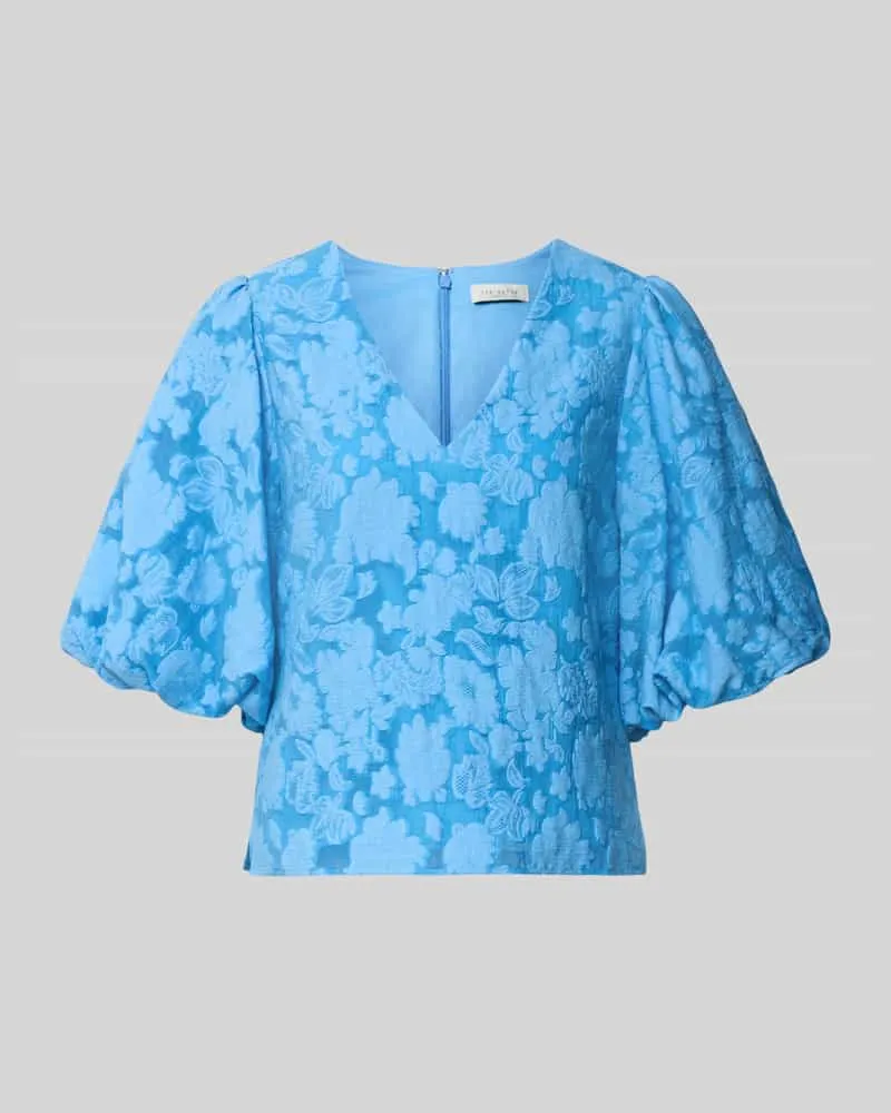 Ted Baker Regular Fit Bluse aus Viskose-Mix Modell 'Limana Hellblau