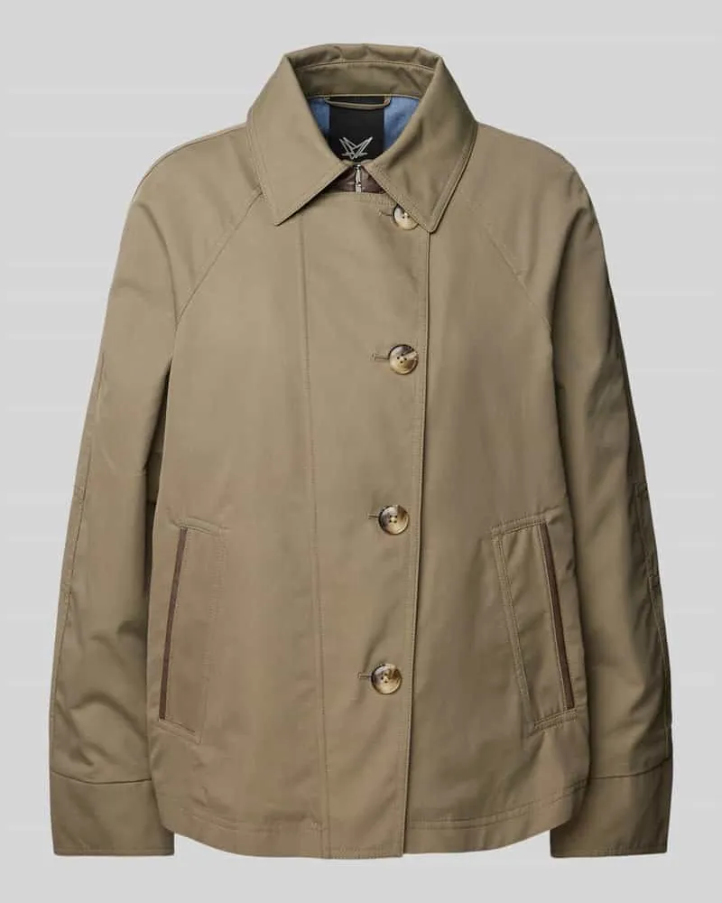 Fuchs Schmitt Trenchjacke mit Leistentaschen Oliv