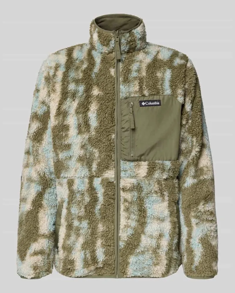 Columbia Sportswear Company Fleecejacke mit Stehkragen Oliv