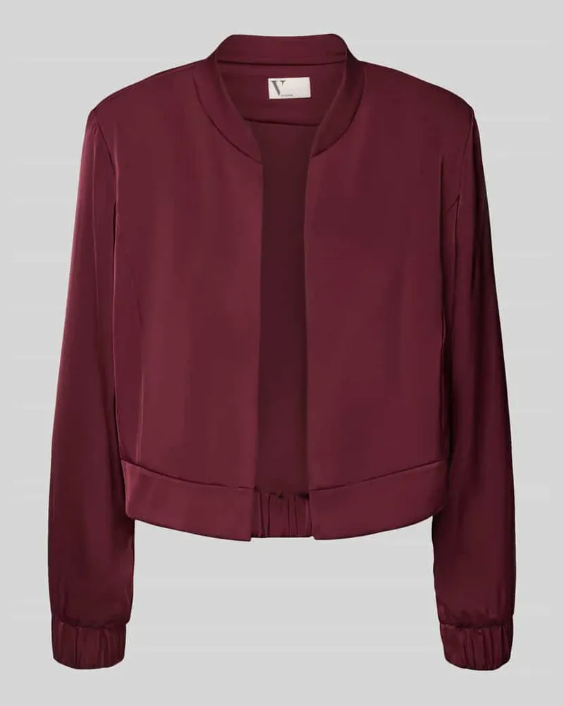 Vera Mont Cocktailjacke mit Stehkragen und elastischem Bund Bordeaux