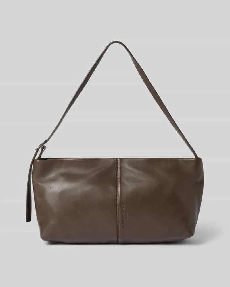 Liebeskind Shoulder Bag aus echtem Leder Modell 'Fiona Dunkelbraun