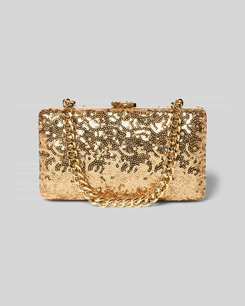 Ralph Lauren Handtasche mit Pailletten Gold
