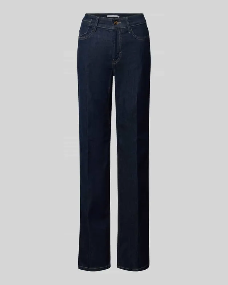 MAC Jeans Flared Jeans mit 5-Pocket-Design Modell 'Laura Dunkelblau