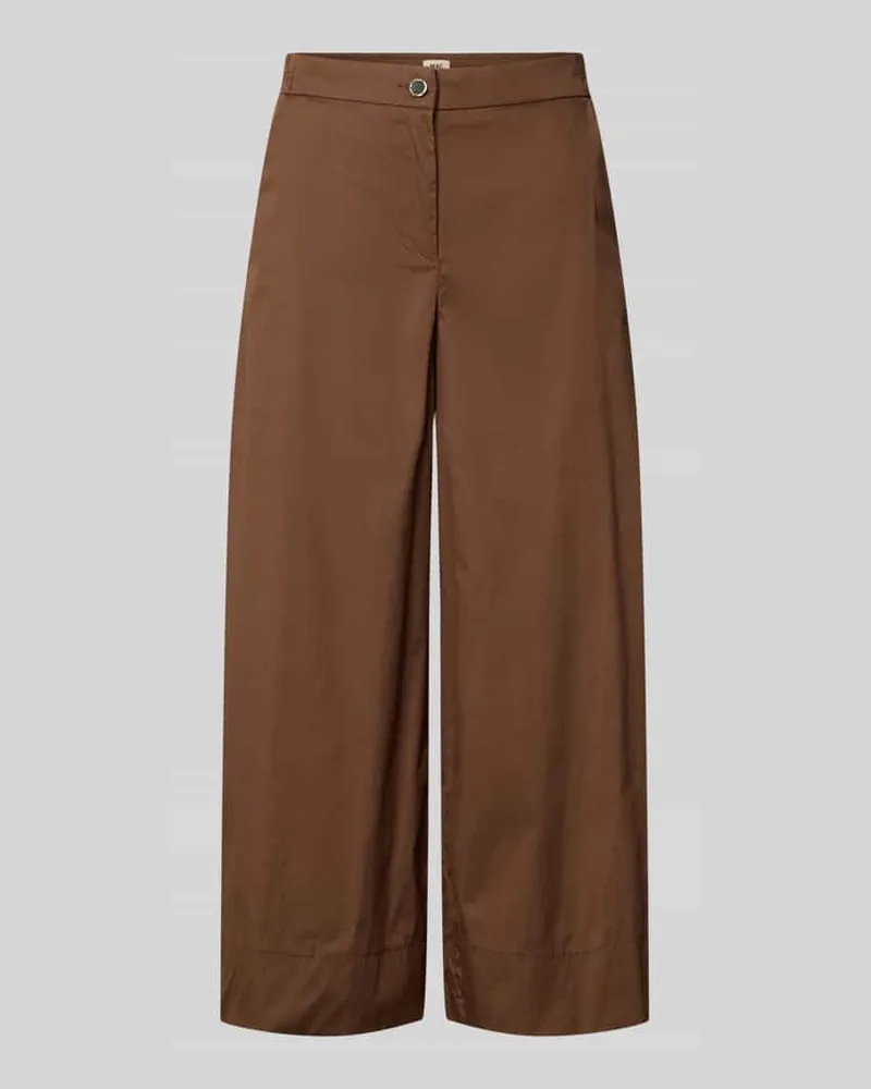 MAC Jeans Culotte mit Gesäßtaschen Modell 'CAROLINE Mittelbraun
