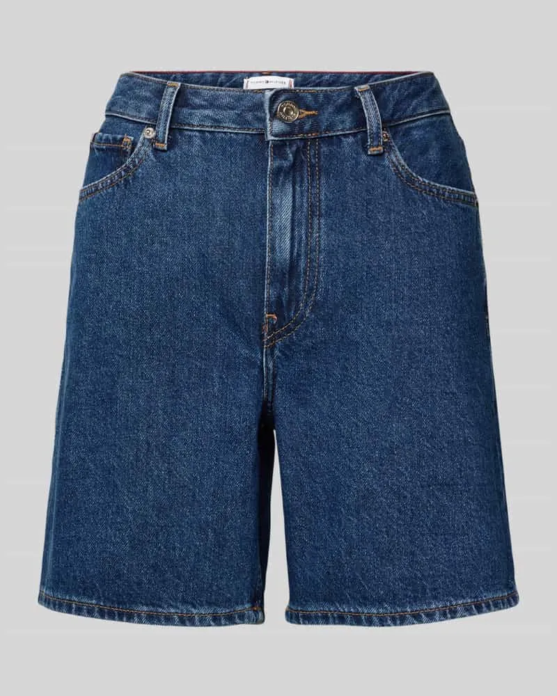 Tommy Hilfiger Straight Leg Bermudas aus reiner Baumwolle Modell 'EMI Blau