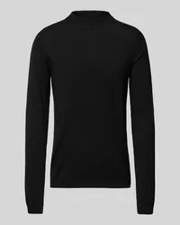 CG Strickpullover mit Strukturmuster Modell 'Bertie Black