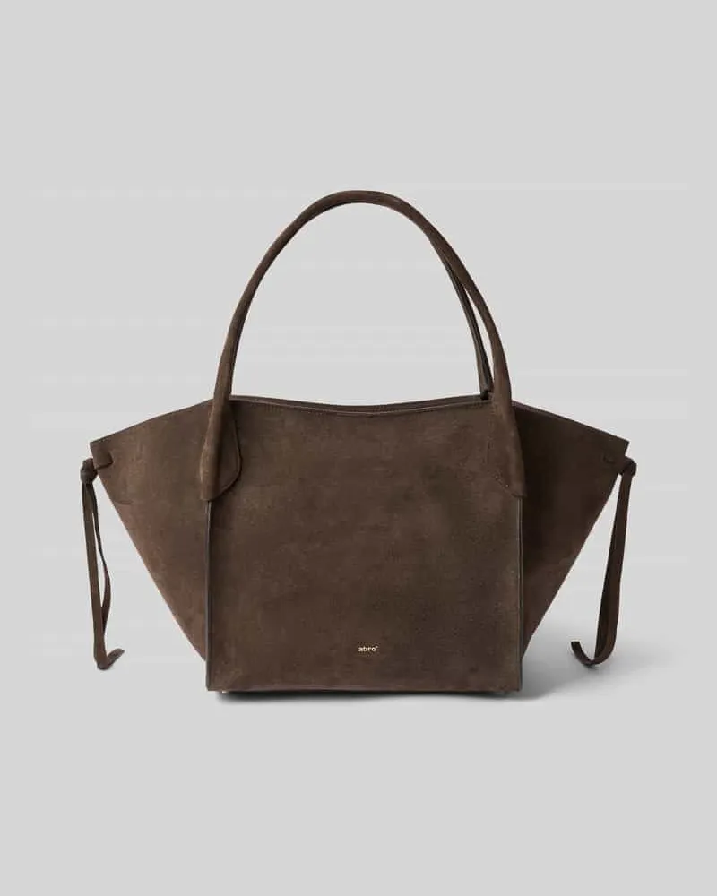 Abro Handtasche aus echtem Leder Modell 'VIBE Dunkelbraun