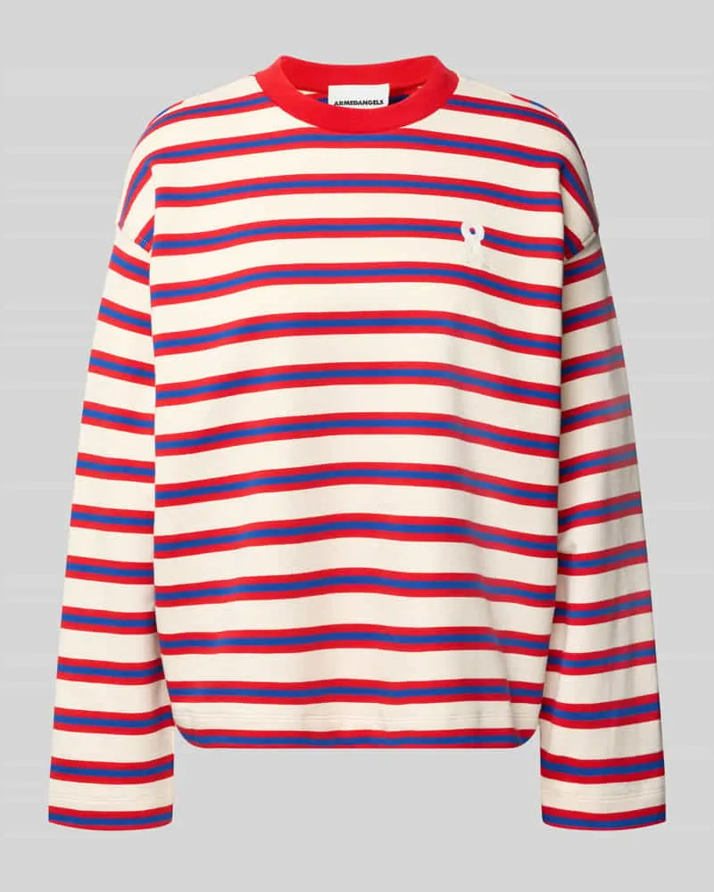 Armedangels Oversized Sweatshirt aus reiner Baumwolle Modell 'ICONIC A FRANKA BOLD Rot