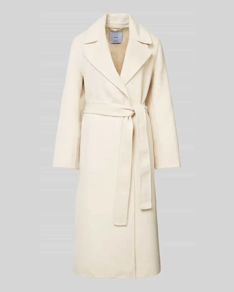 Mango Mantel mit Reverskragen Modell 'BATIN Offwhite