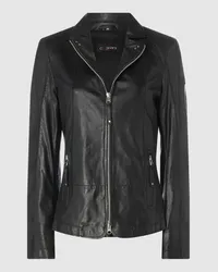 CABRINI Blazer aus Lammnappa Black