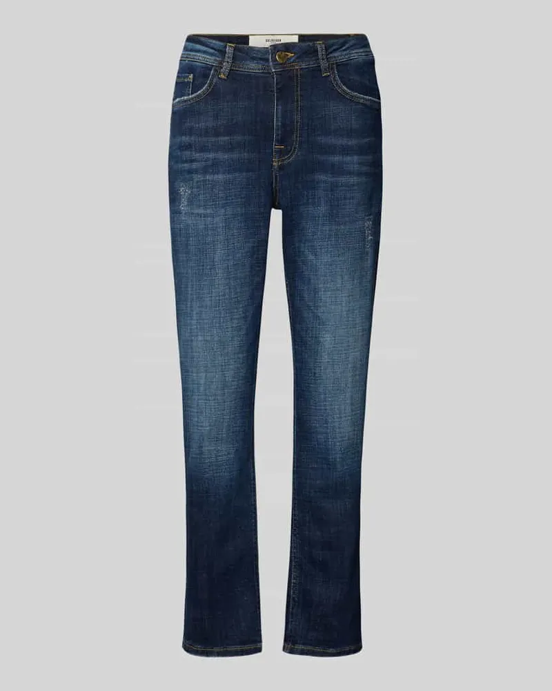 Goldgarn Relaxed Fit Jeans im 5-Pocket-Design Dunkelblau